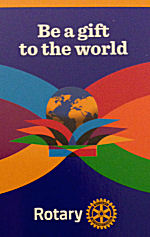 Gift to the world banner